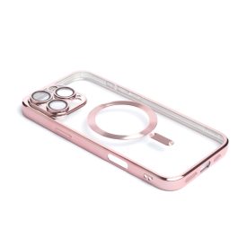   PJ Disc-a Iphone 16 Pro 6.3 TPU Tok Magsafe Kompatibilis Pink
