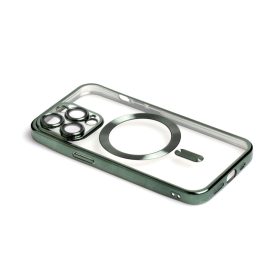   PJ Disc-a Iphone 12 Pro 6.1 TPU Tok Magsafe Kompatibilis Zöld