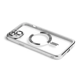PJ Disc-a Iphone 14 6.1 TPU Tok Magsafe Kompatibilis Ezüst