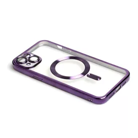   PJ Disc-a Iphone 14 Plus 6.7 TPU Tok Magsafe Kompatibilis Lila