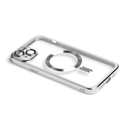 PJ Disc-a Iphone 15 6.1 TPU Tok Magsafe Kompatibilis Ezüst