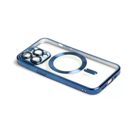   PJ Disc-a Iphone 15 Pro Max 6.7 TPU Tok Magsafe Kompatibilis Kék