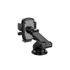 Tapadókorongos autós telefontartó YooUp S18 fekete