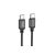YooUp L07A USB Type-C / Type-C kábel 60W 1m fekete 