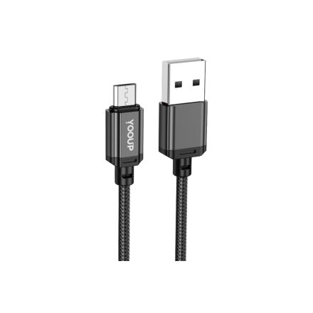 YooUp L07A Micro USB kábel 2.4A 1m fekete 