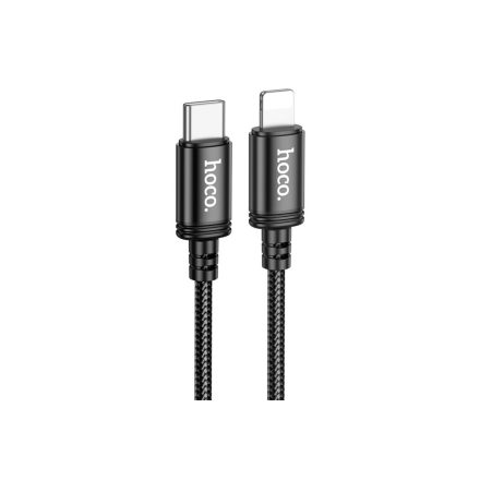 Hoco X89 Wind USB Type-c / Lightning Kábel PD 20w 1 Méter Fekete