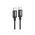 Hoco X89 Wind USB Type-c / Type-c Kábel 60w 1 Méter Fekete