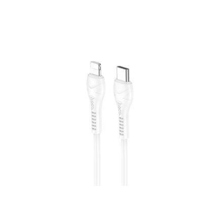Hoco X37 Cool USB Type-C  /  Lightning Kábel PD 27w 1 Méter Fehér