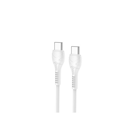 Hoco X37 Cool USB Type-C / Type-C Kábel PD 60W 1 Méter Fehér