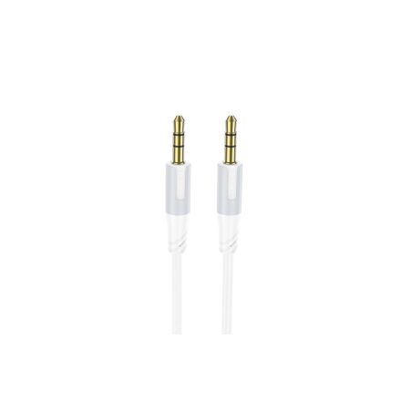 Borofone Bl19 Creator Aux Audio Jack Hosszabító Kábel 1 Méter Fehér