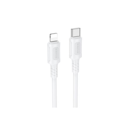 Borofone BX111 Feliz USB Type-C  /  Lightning PD 27w Kábel 1 Méter Fehér