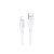 Borofone BX111 Feliz Lightning Kábel 2.4A 1 Méter Fehér