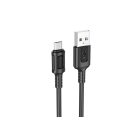 Borofone BX121 Micro USB töltőkábel 2.4A 1m fehér