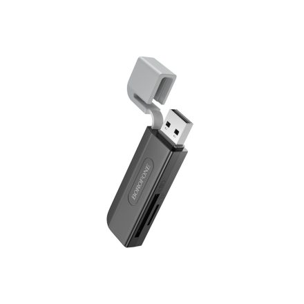 Borofone DH9 SD  /  TF Kártyaolvasó USB 2.0 Fekete