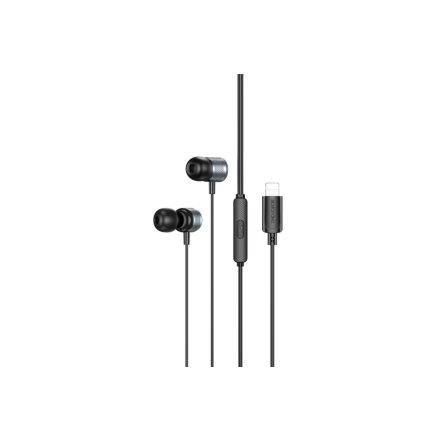 Borofone BM93 Platinum Lightning Vezetékes Fülhallgató Grafit