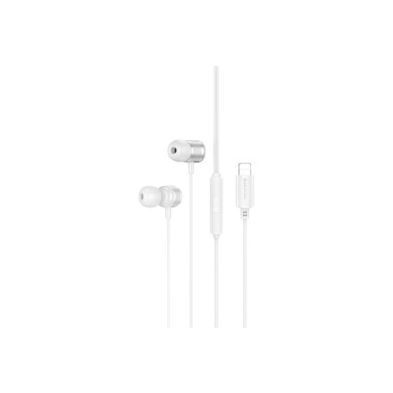 Borofone BM93 Platinum Lightning Vezetékes Headset Ezüst