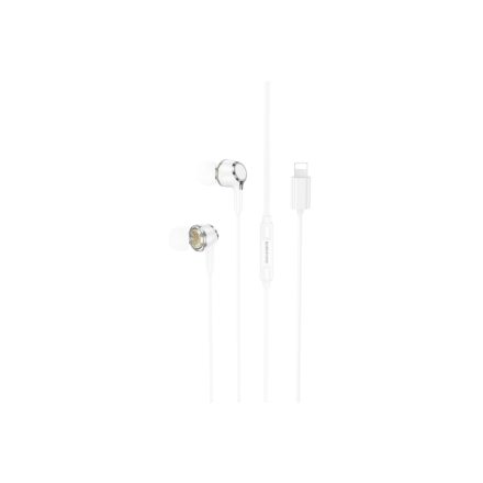 Borofone BM90 Miller Lightning Vezetékes Headset Fehér