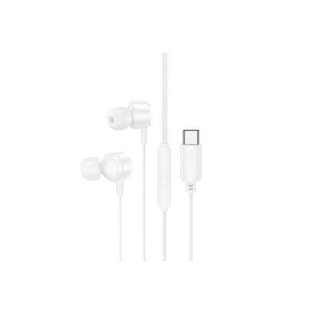 BOROFONE BM94 Type-C Vezetékes Fülhallgató (DAC Chip) Fehér