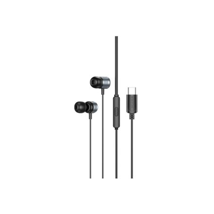 Borofone BM93 Platinum Type-C Vezetékes Headset DAC Grafit