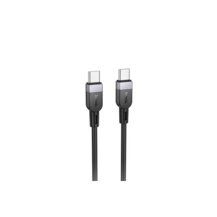 Hoco X109 Energy Silicone USB Type-C / Type-C Kábel 60W 1 Méter Fekete