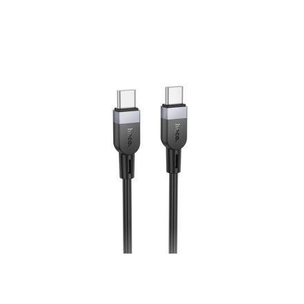 Hoco X109 Energy Silicone USB Type-C / Type-C Kábel 60W 3 Méter Fekete