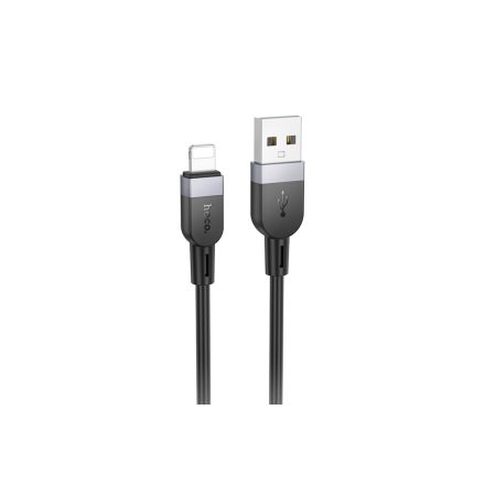 Hoco X109 Energy Silicone Lightning Kábel 2.4A 3 Méter Fekete