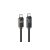 Hoco U137 Line Display USB Type-C / Type-C Kábel 60W 1.2 Méter Fekete