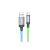 Hoco U112 Shine PD Világítós USB Type-c Kábel 3A 1 Méter Szürke