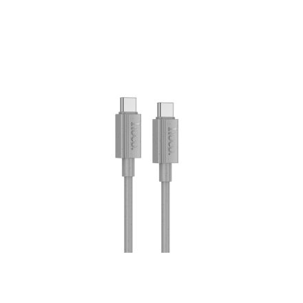 Hoco X107 Favor USB Type-C / Type-C Kábel 60W 1 Méter Szürke