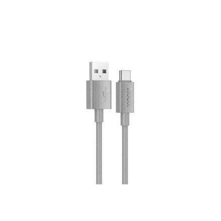 Hoco X107 Favor USB Type-C Kábel 2.4A 1 Méter Szürke