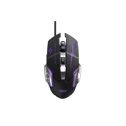 XO M10 Vezetékes Gamer Egér Fekete-ezüst