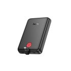 Hoco J133A Triumph Magnetic PD 20W Mágneses Power Bank 10000mAh Lightning Fekete