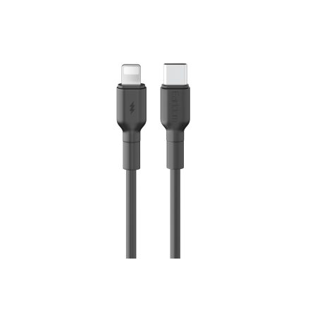 Earldom EC-198C-l USB Type-C / Lightning Kábel 1 Méter Fekete