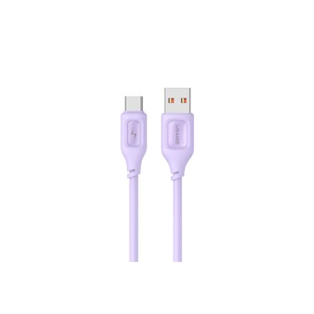 Usams Moe SJ619 USB Type-C Kábel 3A 1 Méter Lila