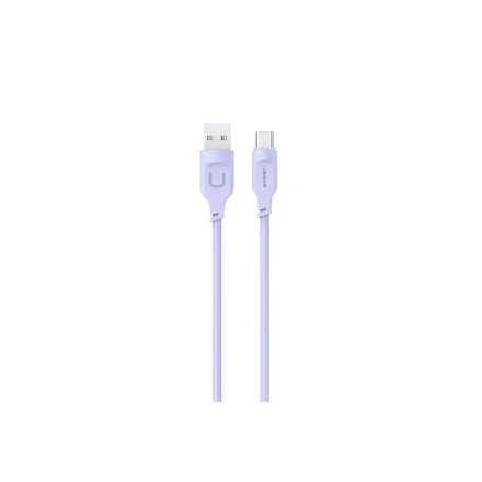 Usams Lithe SJ568 USB Type-C Kábel 6A 1.2 Méter Lila