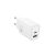 Hoco N61 Gentle Hálózati Gyorstöltő (USB - Type-C) (PD) 20W + QC3.0 Fehér