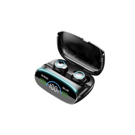 M38 TWS Bluetooth 5.2 Headset Fekete