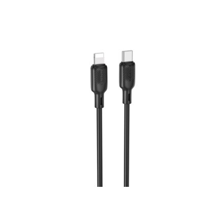Borofone BX113 Lenny USB Type-C  /  Lightning PD 27w Kábel 2 Méter Fekete
