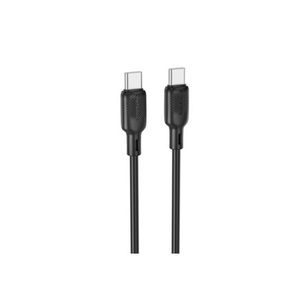Borofone BX113 Lenny USB Type-C  /  Type-C 60W Kábel 2 Méter Fekete