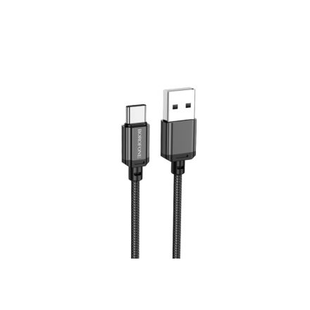 Borofone Bx87 Sharp USB Type-C Kábel 2 Méter Fekete