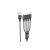 Hoco X76 4in1 Lightning - Lightning - Type-C - Micro USB Kábel 1 Méter Fekete