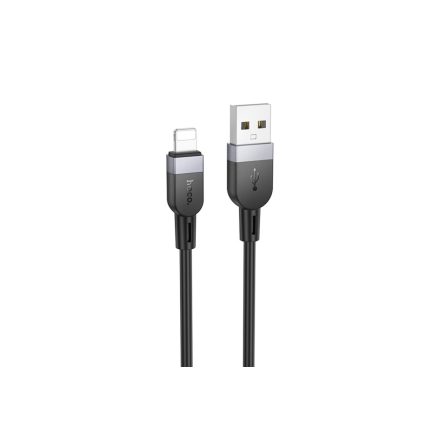 Hoco X109 Energy Silicone Lightning Kábel 2.4A 2 Méter Fekete