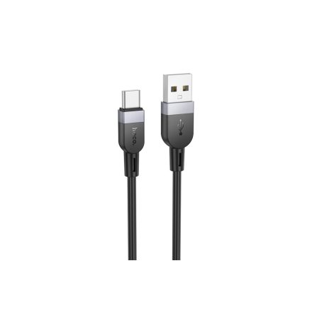 Hoco X109 Energy Silicone USB Type-C Kábel 3A 2 Méter Fekete