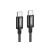 Hoco X91 Radiance USB Type-C / Type-C Kábel 60W 3 Méter Fekete