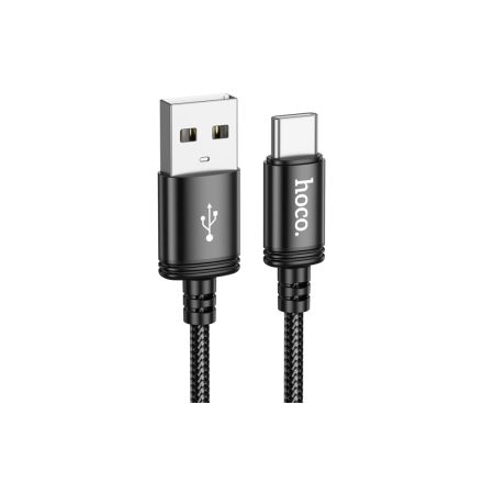 Hoco X91 Radiance USB Type-C Kábel 3A 3 Méter Fekete