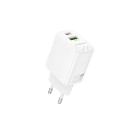   Borofone BN27 Fuente Hálózati Gyorstöltő USB - Type-C QC3.0 + PD 20W Fehér