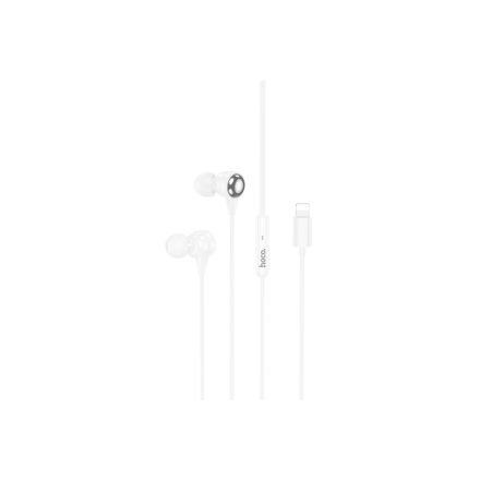 Hoco M116 Benevolent Lightning Vezetékes Headset Fehér