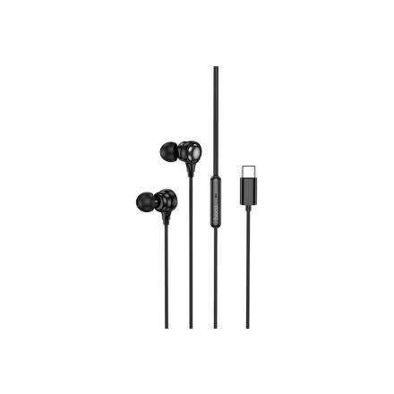 Hoco M116 Benevolent Type-C Vezetékes Headset (DAC) Fekete