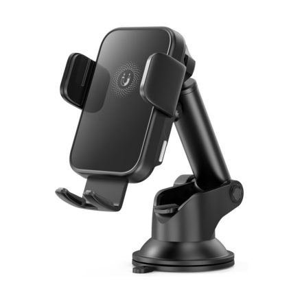 XO WX036 Tapadókorongos Wireless Autós Telefontartó Fekete