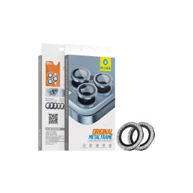   Blueo Metal Kameravédő Üvegfólia Iphone 16 Pro 6.3 / 16 Pro Max 6.9 Glitter Diamond